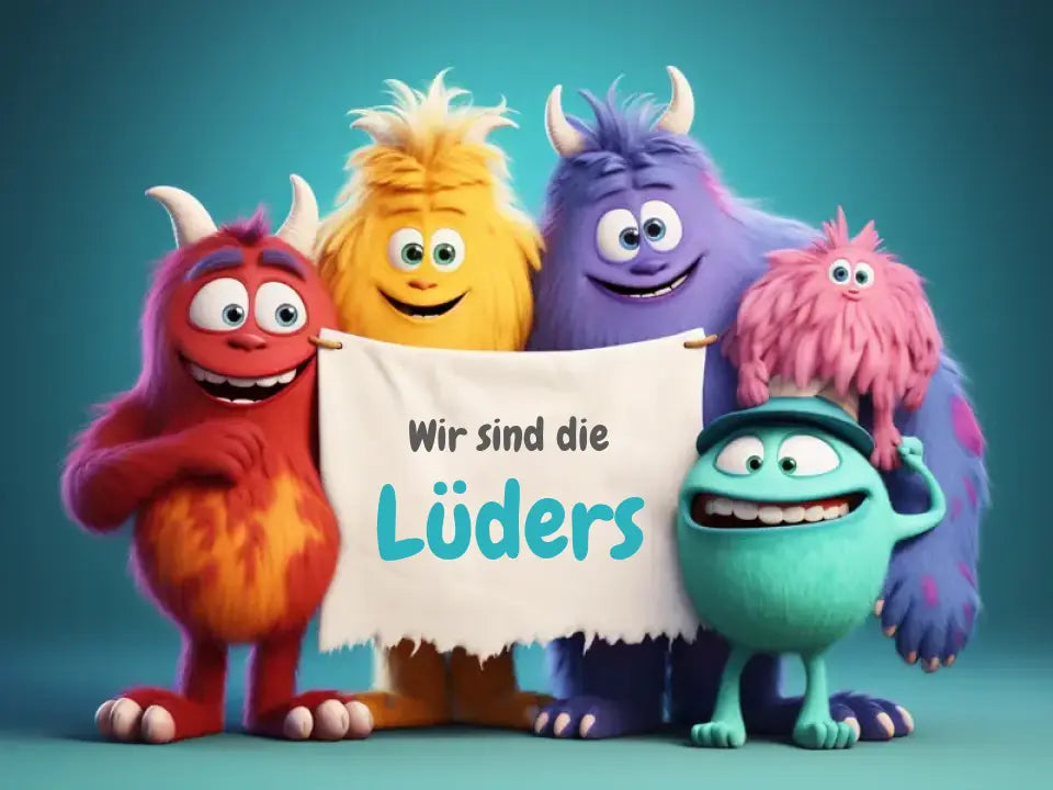 "Proud Monsters" auf Poster/Leinwand