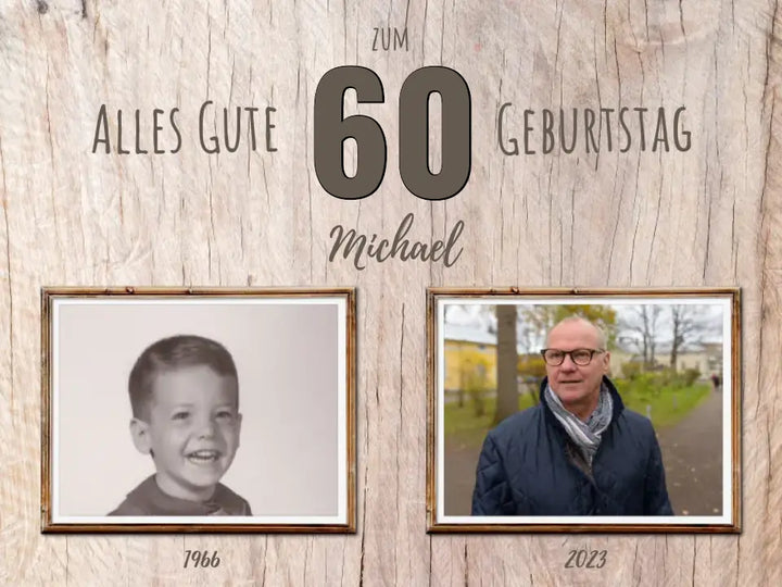 "60 Jahre" auf Poster/Leinwand